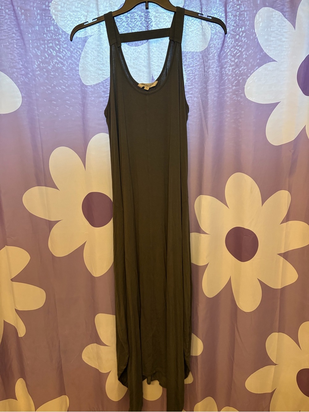 Women's Sleeveless Maxi Dress with Tank Straps